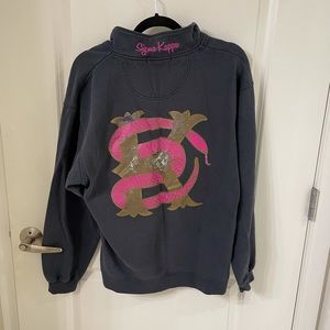 Sigma Kappa quarter zip